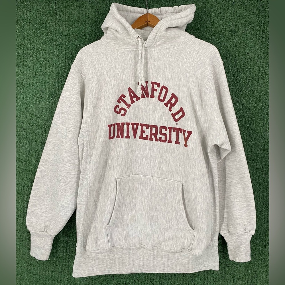 Vintage 90’s MVP Standford University Reverse Weave Hoodie Men’s Medium USA Made